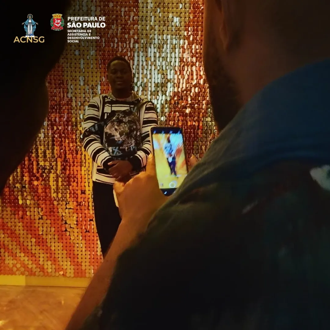 Conviventes do CTA Brigadeiro Galvão visitam o Museu das Favelas — foto 4