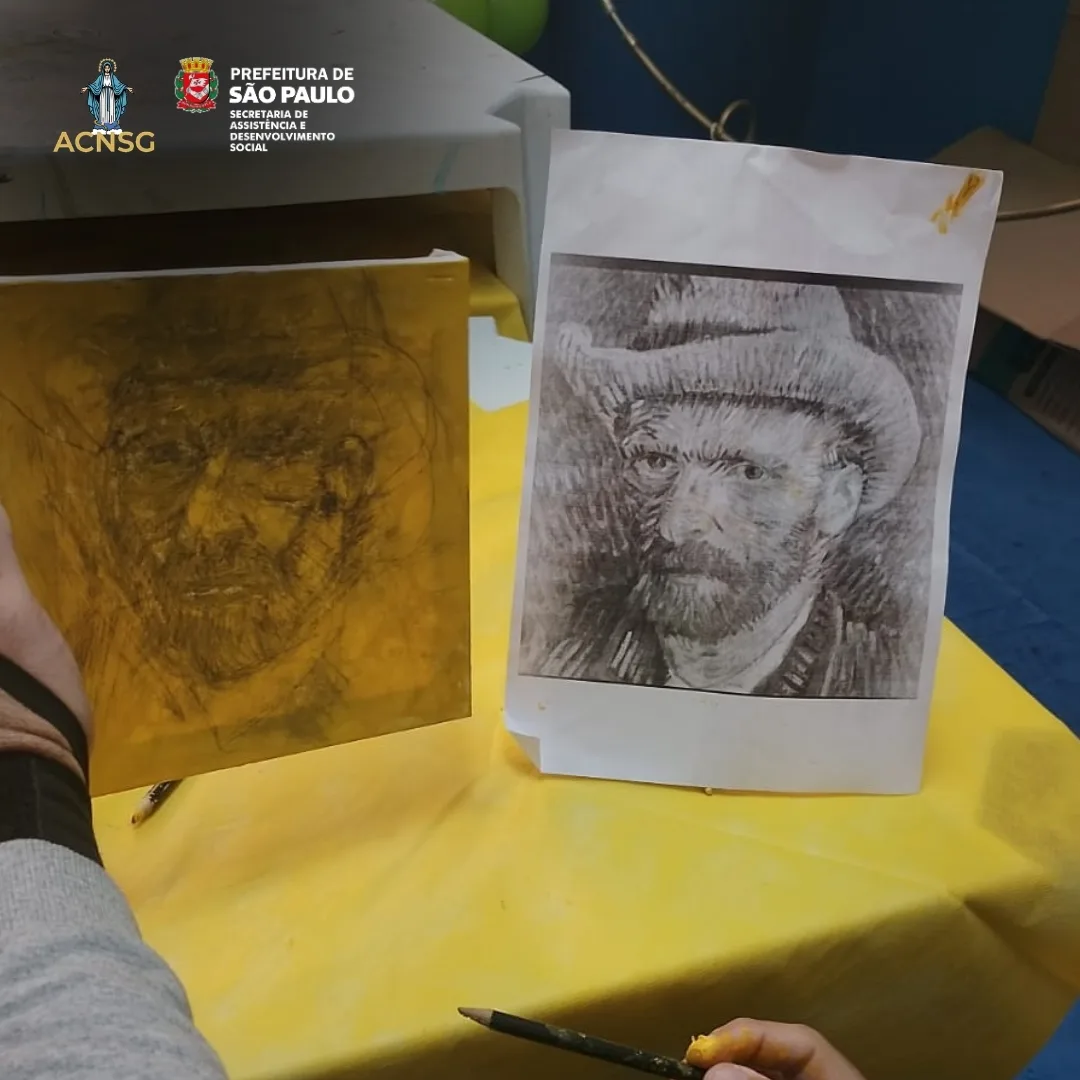 Releitura de grandes pintores estimula criatividade e protagonismo no CTA Brigadeiro Galvão — foto 1
